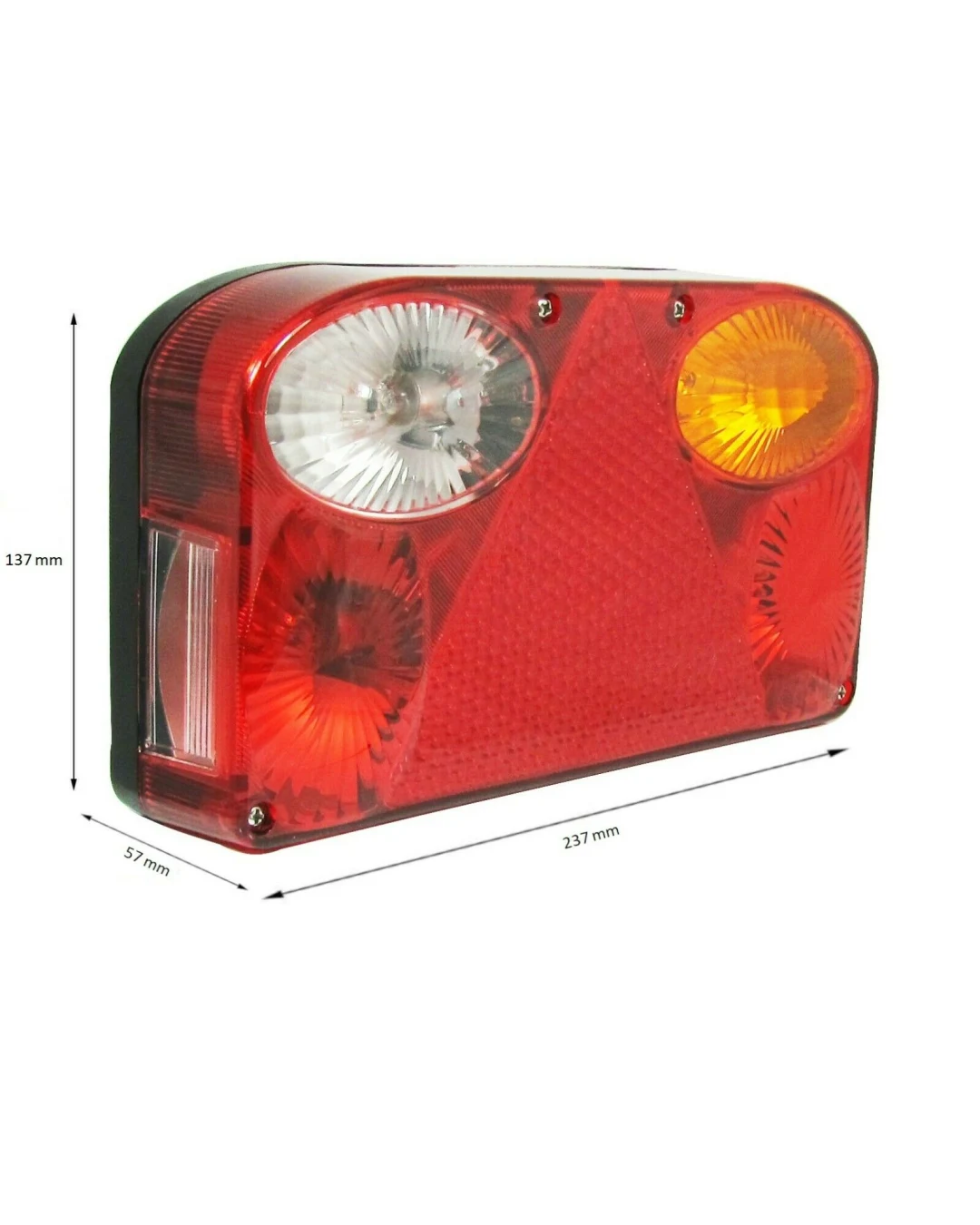 Комплект стопове задни свeтлини с крушка 12V подходящи за Бус Камион Ремарке Караванa Платформа със сертификат E11