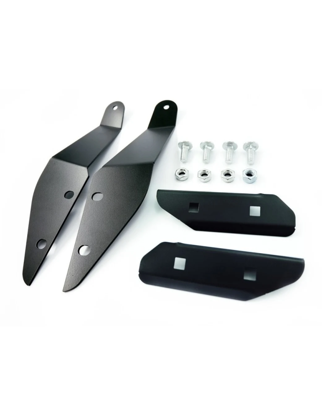 Комплект Стойки за Извит Led Лед Диоден Бар Крепежни Скоби за монтаж на предното стъкло за Offroad Джип Джипове Nissan Patrol Y61 Toyota Landcruiser 80