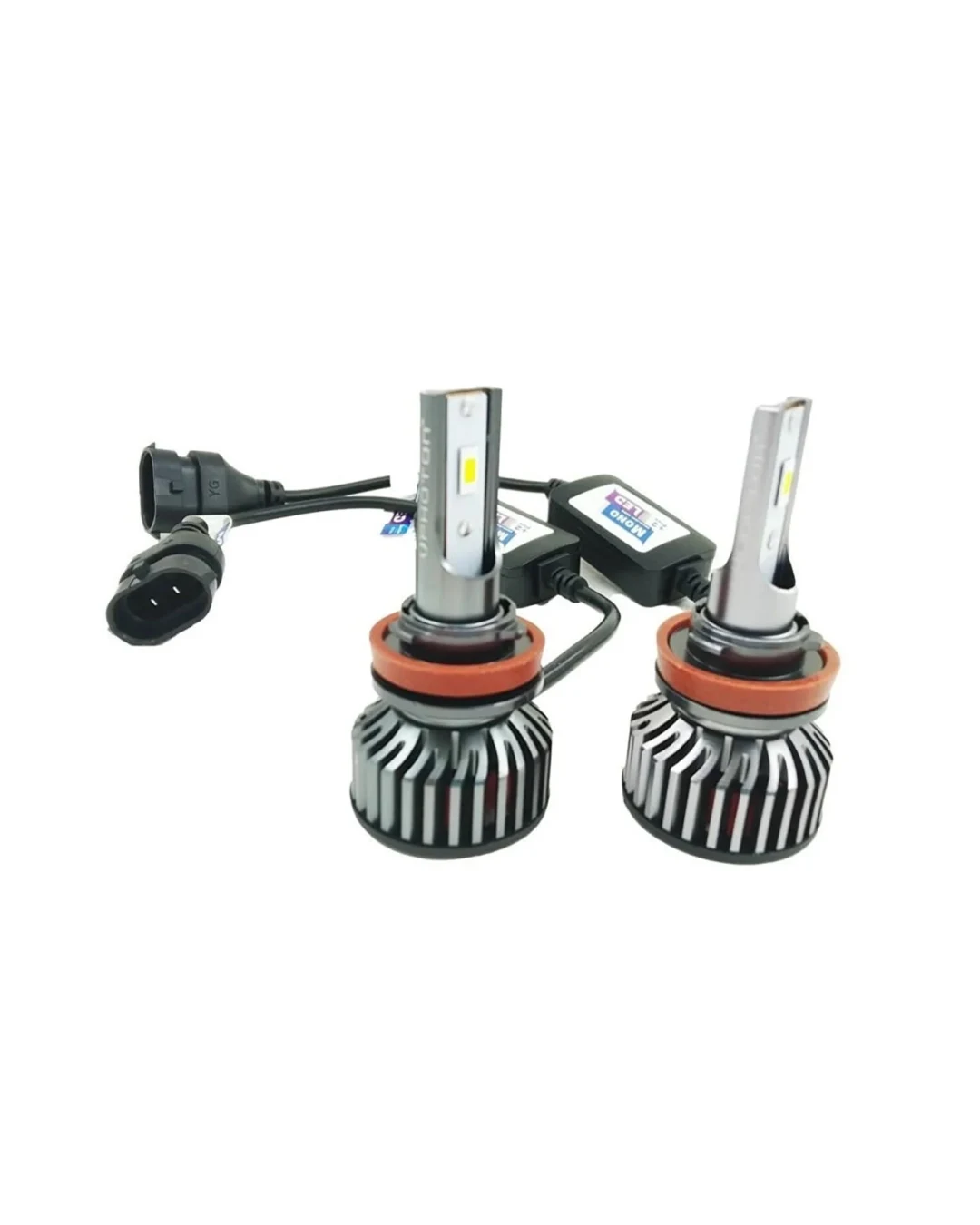 Комплект uмалени mини лед диодни крушки H11 H8 H9 H11 Х11 Х8 Х9 Х11 12-24V 70W 10000lm за фарове Can Bus без грешки Photon Mono LED +3 Plus