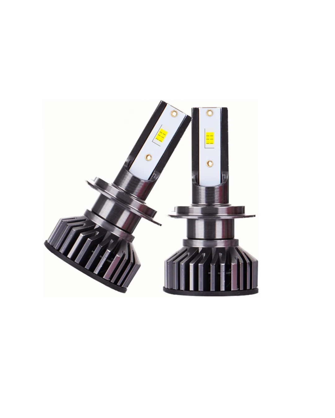 Комплект Умалени Мини LED Диодни Крушки H7 12V 50W 12000lm Mono LED +300% за Фарове Canbus без грешки