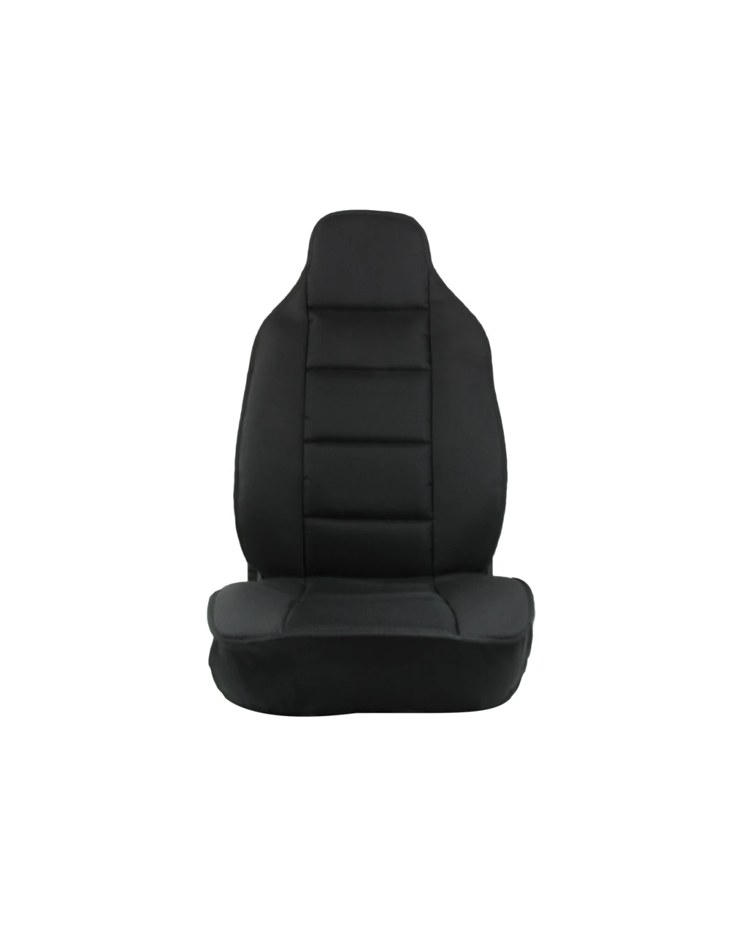Комплект Универсална Тапицерия Тип Масажор 1+1 за Предни Седалки Лукс Черно, Текстил