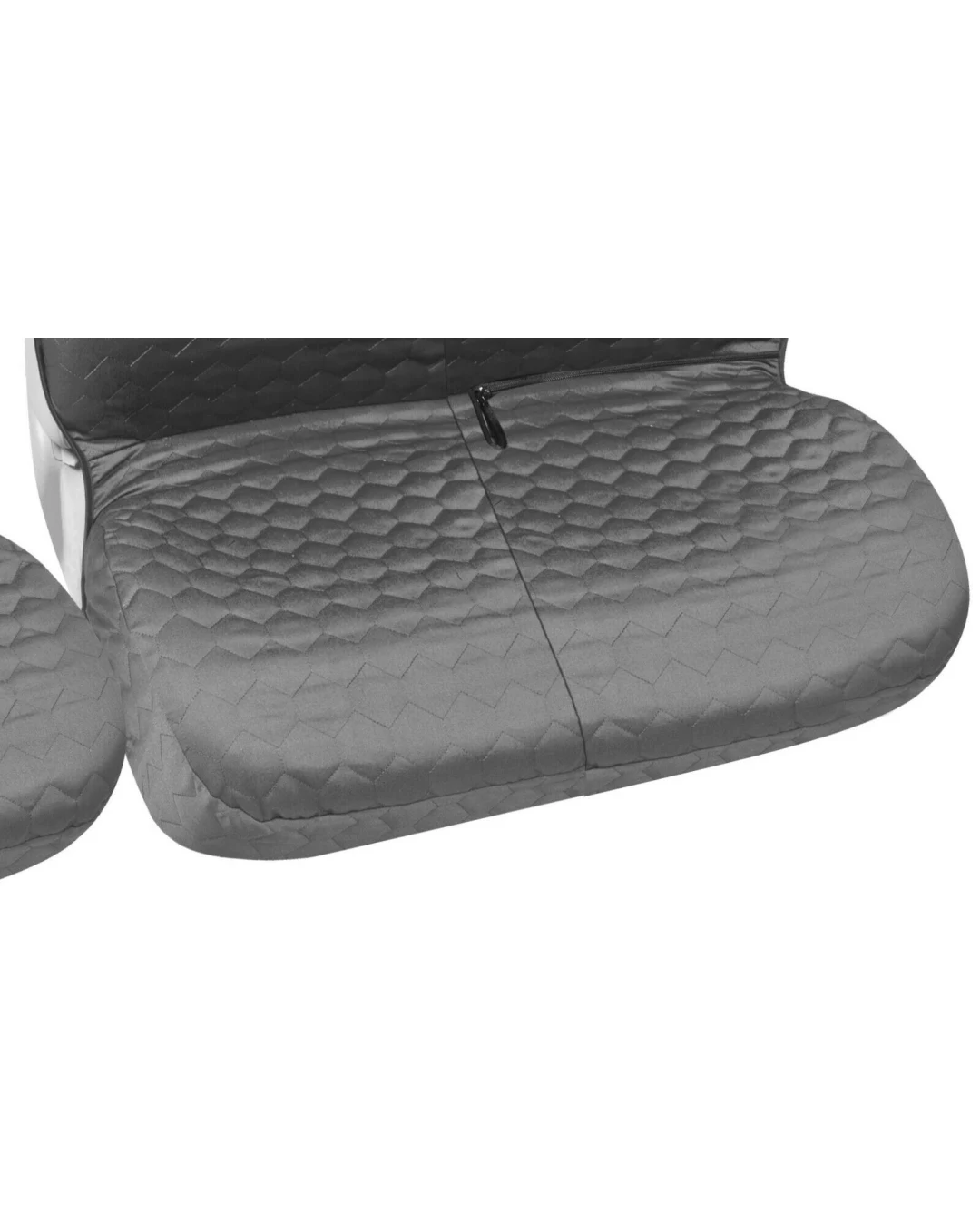 Комплект универсални 2+1 калъфи/тапицерия за бус - мек текстил - сиви