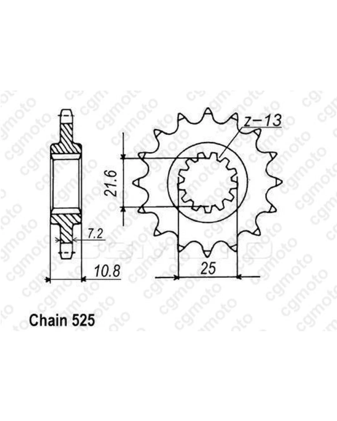 Комплект верига и пиньони REGINA YAMAHA TDM850 96-98
