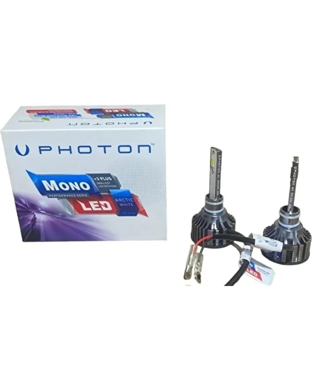 Комплект yмалени mини лед диодни крушки H1 Х1 12-24V 70W 10000lm за фарове Can Bus без грешки Photon Mono LED +3 Plus