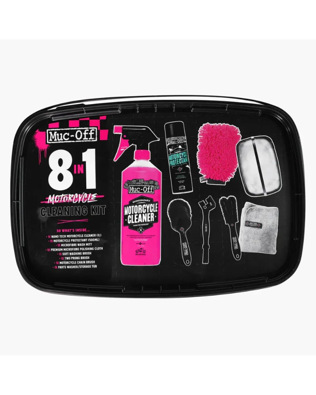 Комплект за почистване Muc-Off  8in1 Motorcycle Cleaning Kit