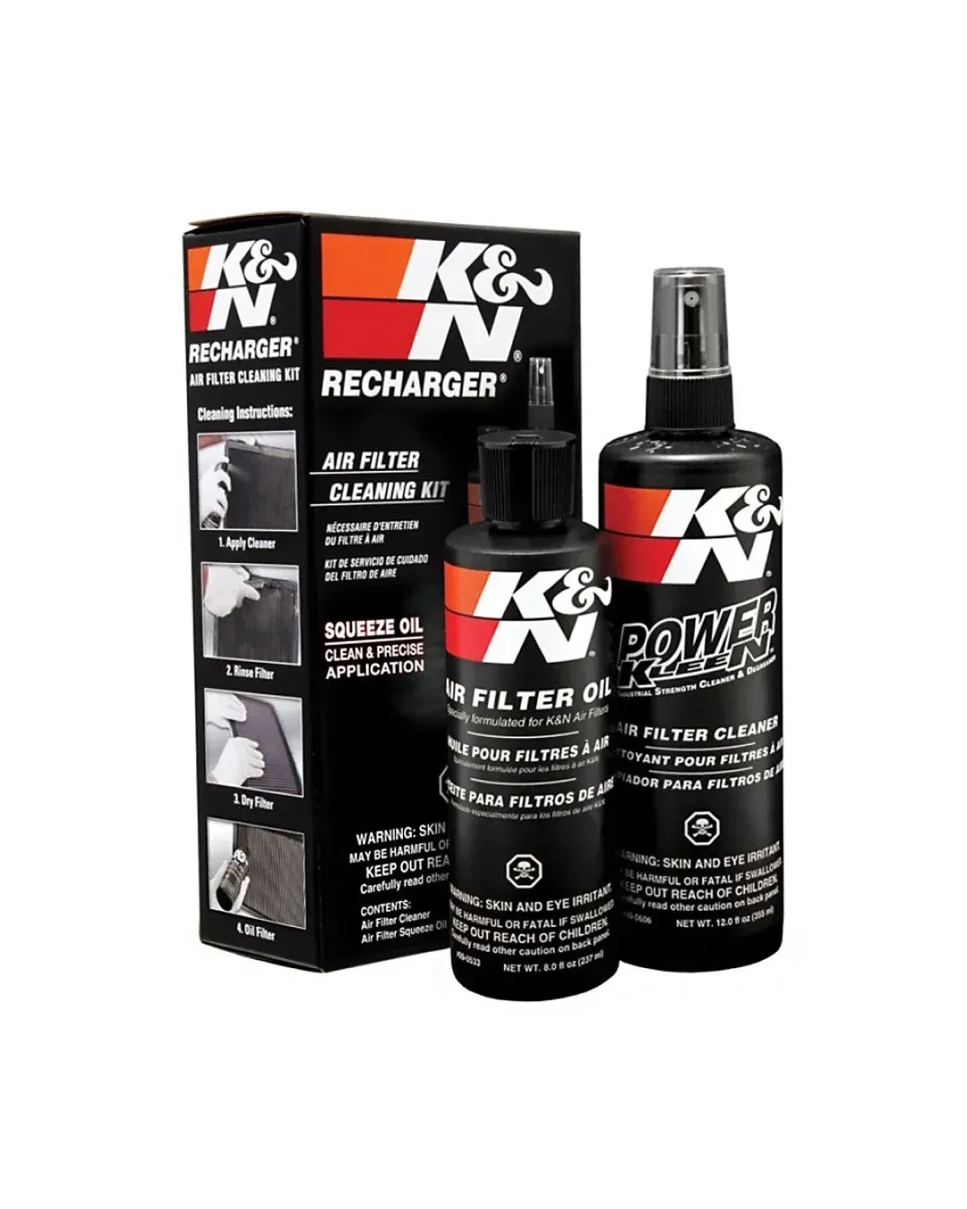 Комплект за почистване на въздушни филтри K&N RECHARGER
