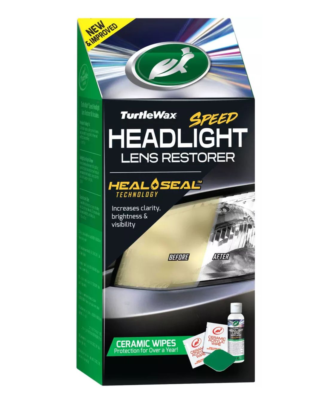 Комплект за възстановяване на фарове Turtle Wax Speed Headlight Lens Restorer Kit