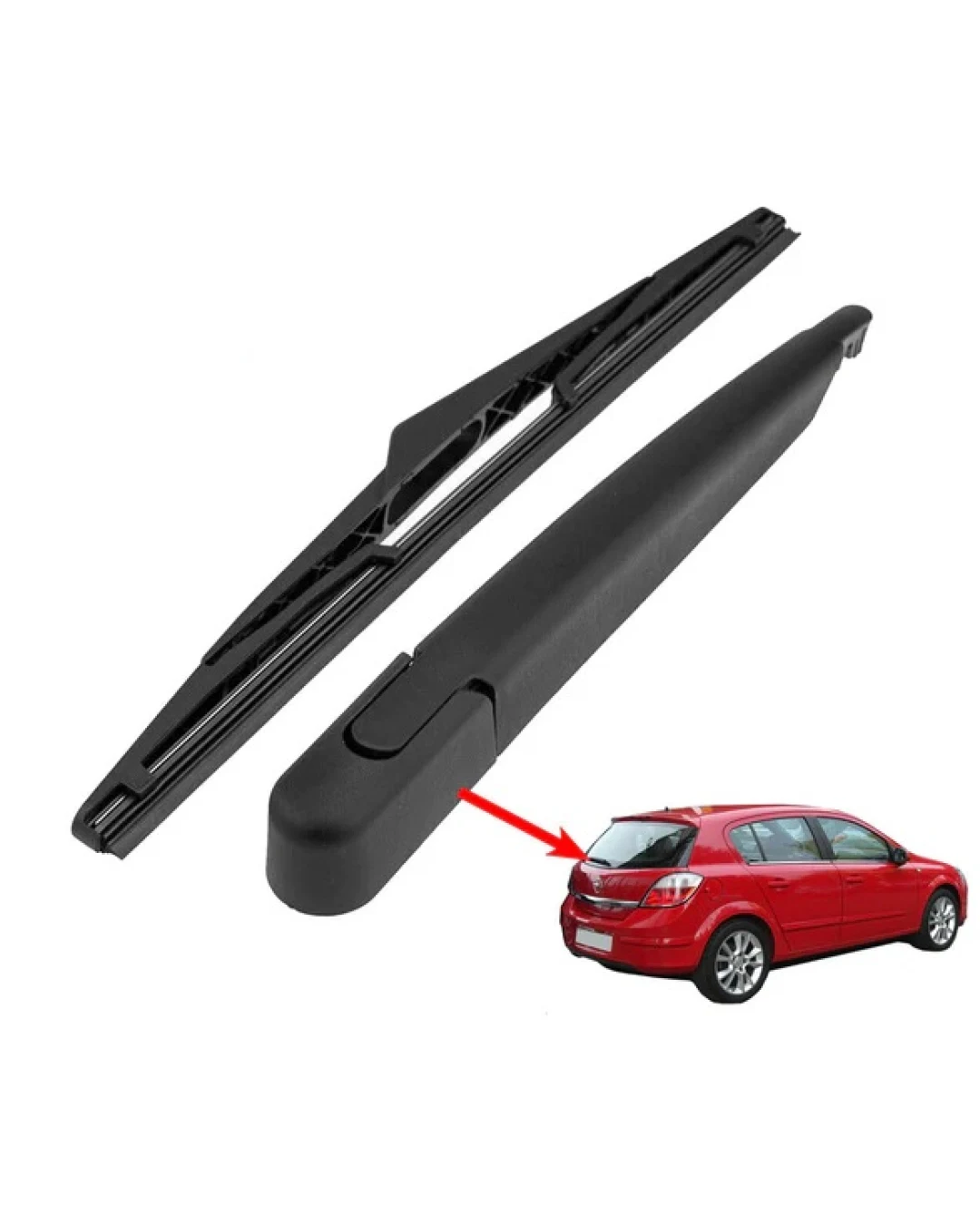 Комплект задна чистачка с рамо и перо 305mm за OPEL Astra H, Corsa E - RENAULT Scenic Mk3 - NISSAN Qashqai Gen 1 - FORD Mondeo Mk4