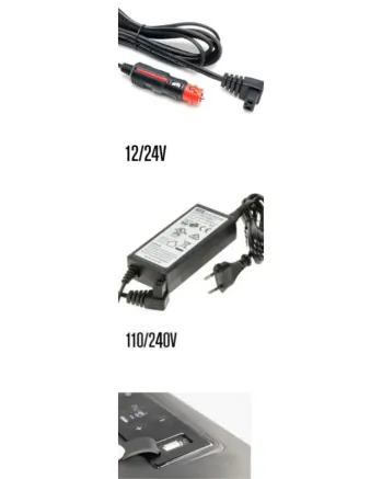 Компресорен къмпинг комплект SMART хладилник и фризер 35.3L (12V/24V/220V) със сгъваема стойка