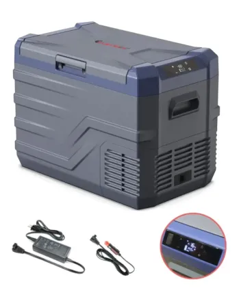 Компресорен къмпинг комплект SMART хладилник и фризер 35.3L (12V/24V/220V) със сгъваема стойка