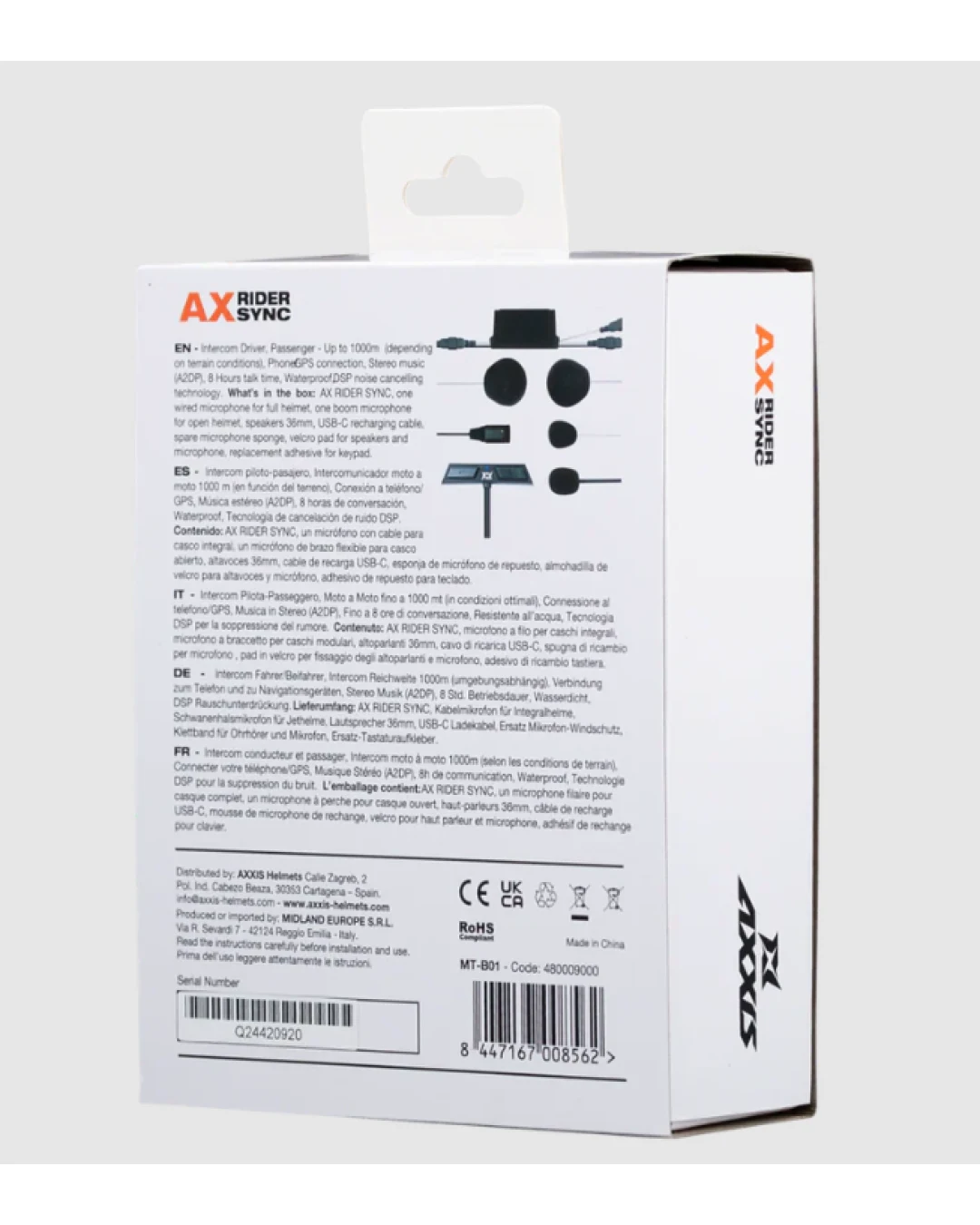 Комуникационна система AXXIS AX-RIDER SYNC
