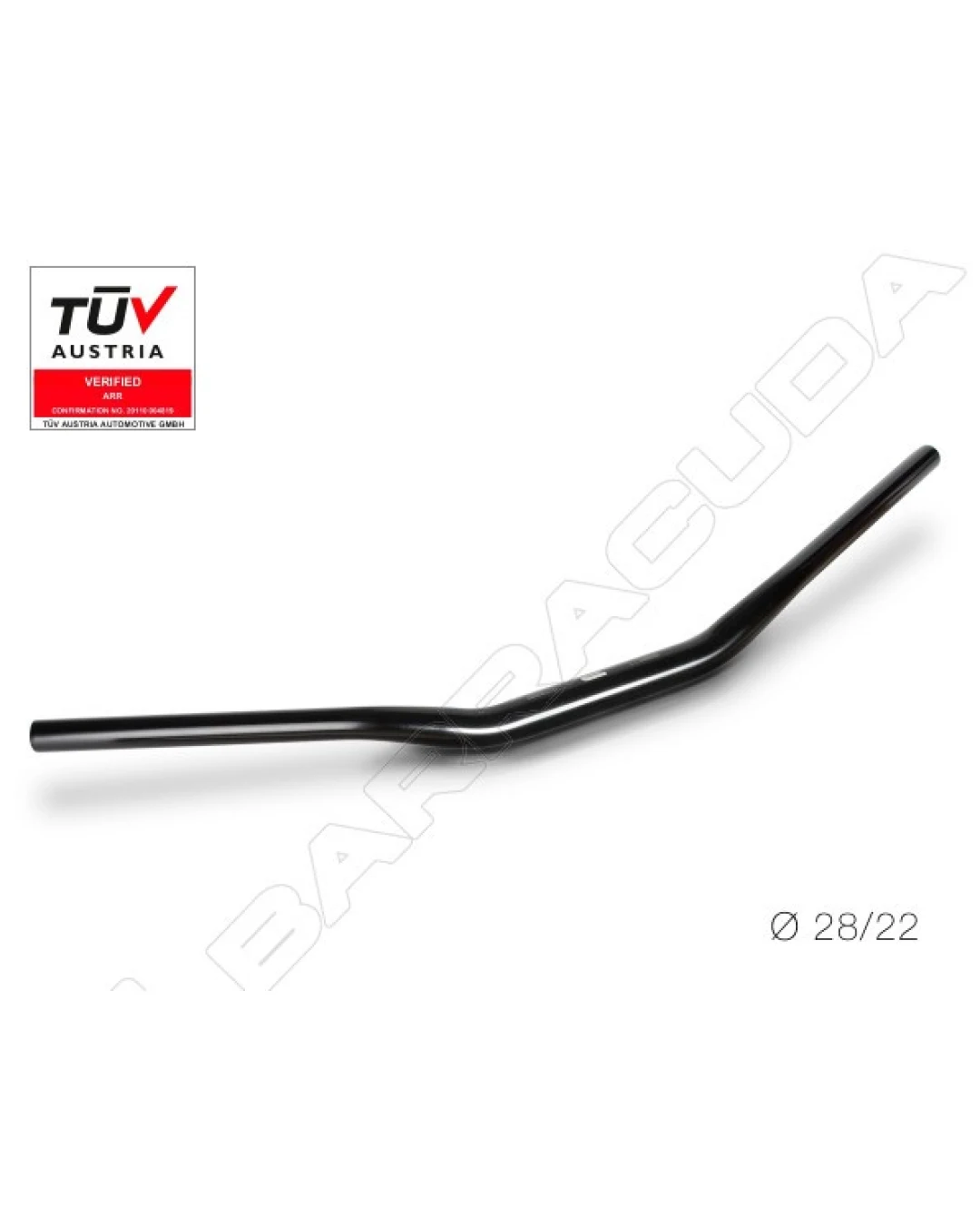 КОРМИЛО BARRACUDA HANDLEBAR 28/22 BLACK
