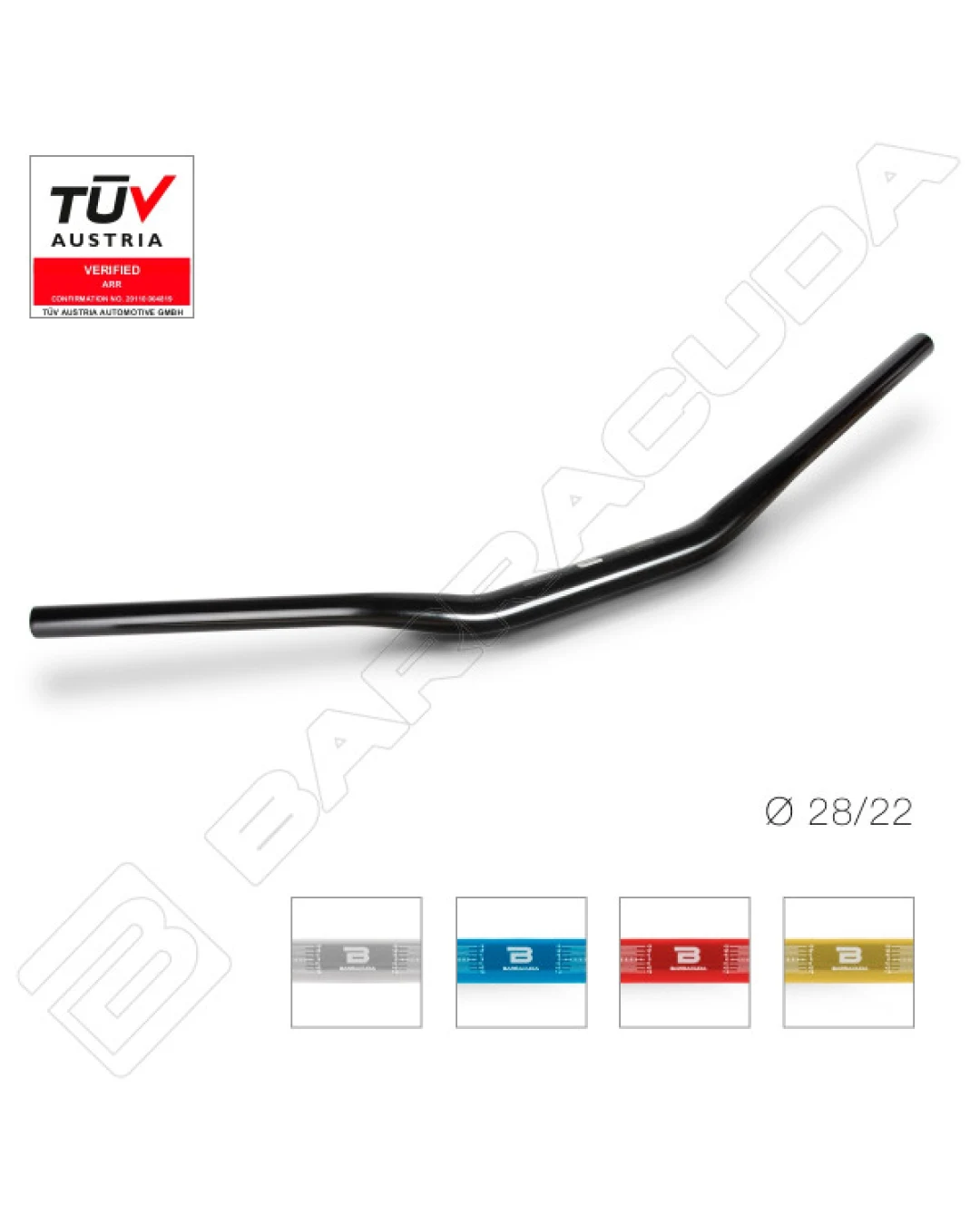 КОРМИЛО BARRACUDA HANDLEBAR 28/22 BLUE
