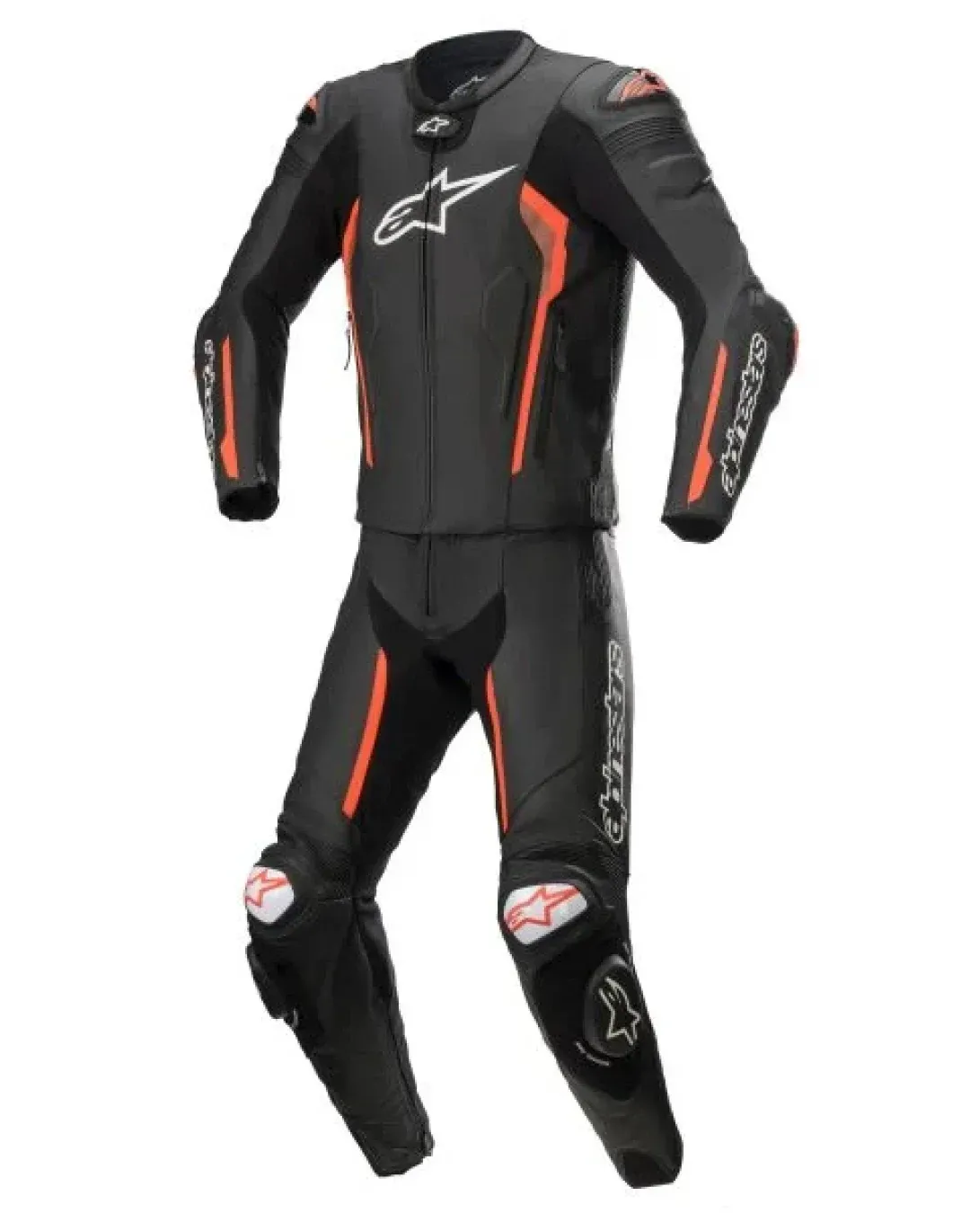 КОЖЕН ЕКИП ALPINESTARS Coveralls MISSILE V2 BLACK/FLUO RED 2PC