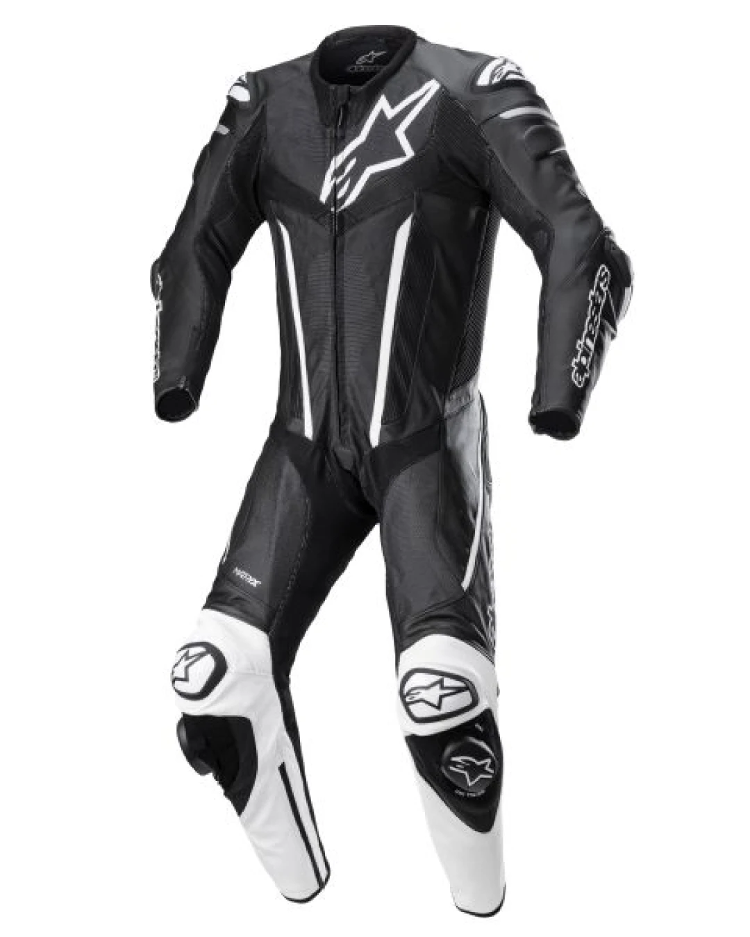 Кожен екип ALPINESTARS FUSION LEATHER BLACK/WHITE