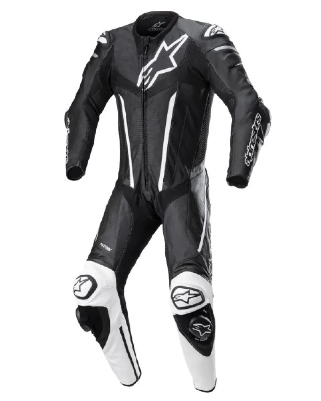 Кожен екип ALPINESTARS FUSION LEATHER BLACK/WHITE
