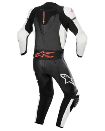 Кожен екип ALPINESTARS GP FORCE LURV 2PC BK/FLUO RED/WH