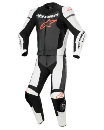 Кожен екип ALPINESTARS GP FORCE LURV 2PC BK/FLUO RED/WH