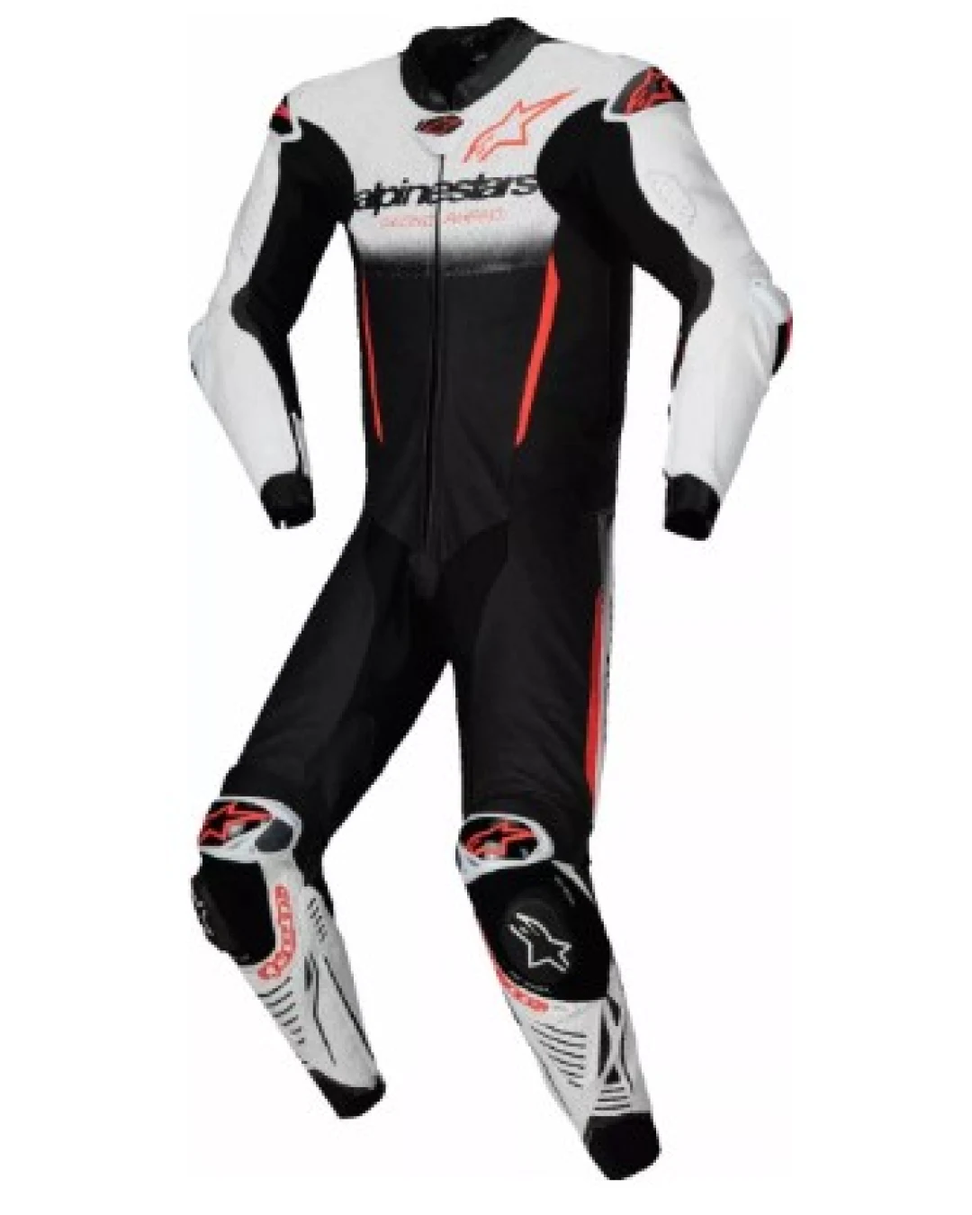 КОЖЕН ЕКИП ALPINESTARS GP-R7 1-PC WHT/BLK/RD