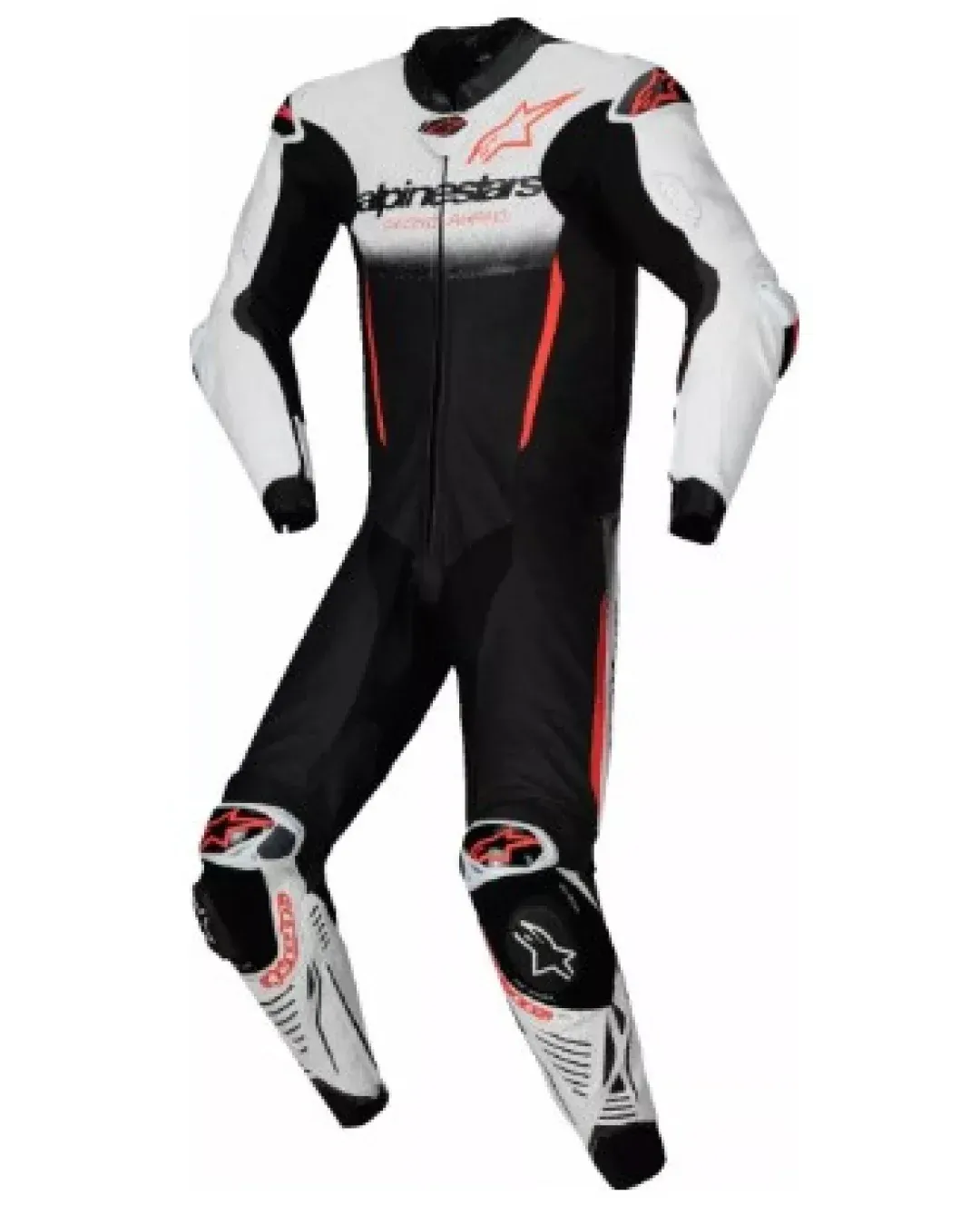 КОЖЕН ЕКИП ALPINESTARS GP-R7 1-PC WHT/BLK/RD