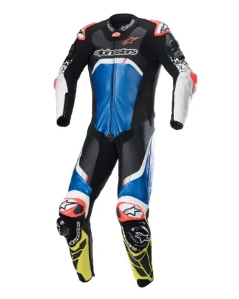 Кожен екип ALPINESTARS GP TECH V4 BLACK/BLUE/YELLOW