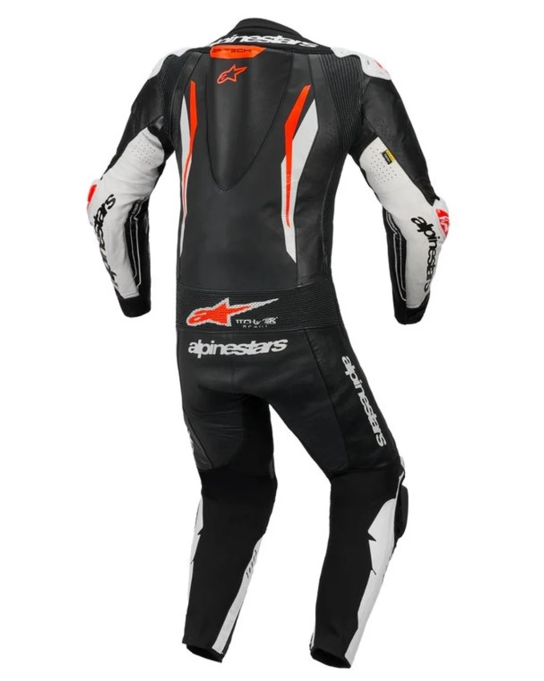 Кожен екип ALPINESTARS GP TECH V5 BLACK/WHITE/FLUO RED