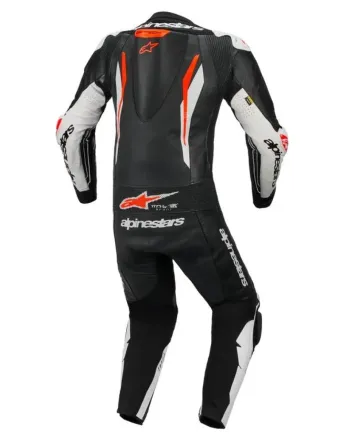 Кожен екип ALPINESTARS GP TECH V5 BLACK/WHITE/FLUO RED