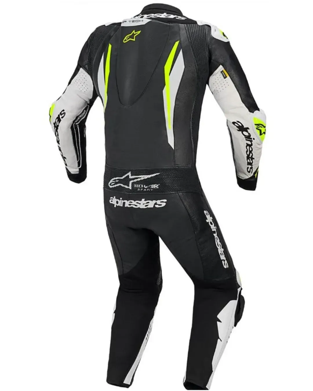 Кожен екип ALPINESTARS GP TECH V5 FLUO BLACK/WHITE/FLUO YELLOW