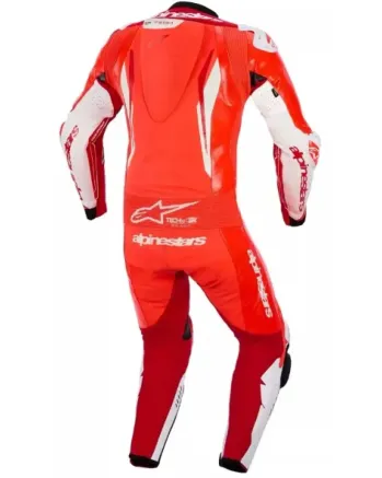 Кожен екип ALPINESTARS GP TECH V5 FLUO RED/WHITE
