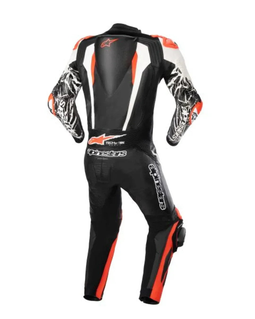 Кожен екип ALPINESTARS RACING ABSOLUTE V2 BLACK/FLUO RED/WHITE