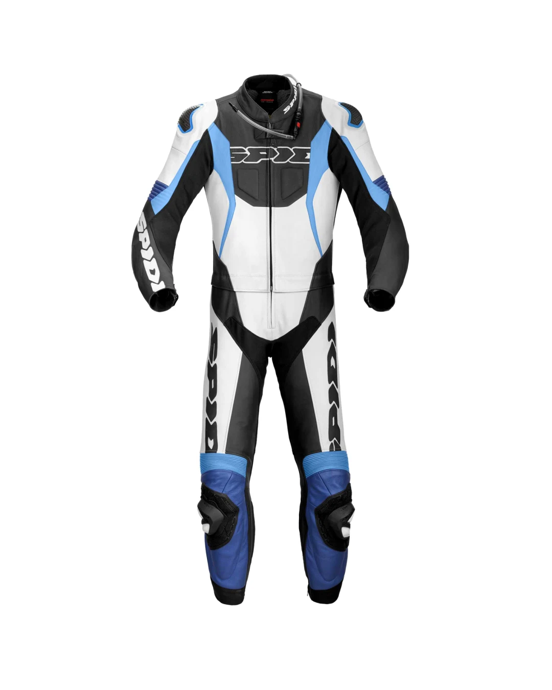 Кожен екип от две части SPIDI SPORT WARRIOR TOUR WHITE/BLUE