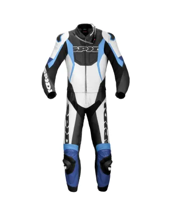 Кожен екип от две части SPIDI SPORT WARRIOR TOUR WHITE/BLUE