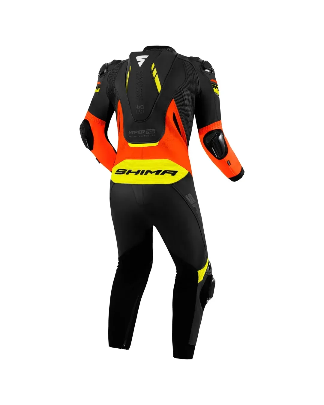 Кожен екип SHIMA HYPER-RS BLACK/FLUO RED