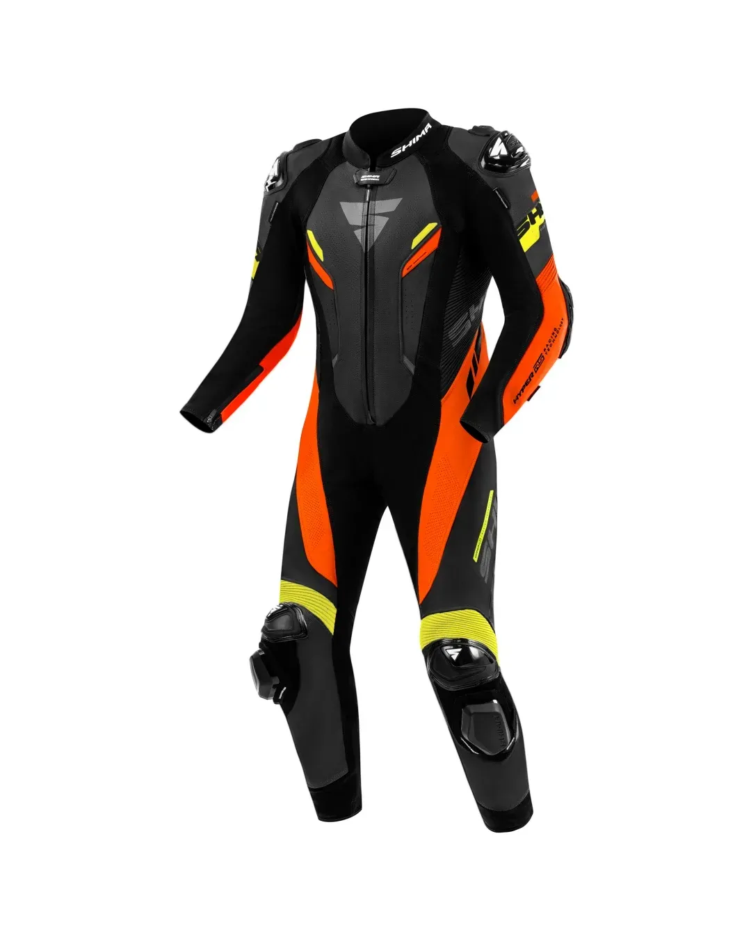 Кожен екип SHIMA HYPER-RS BLACK/FLUO RED