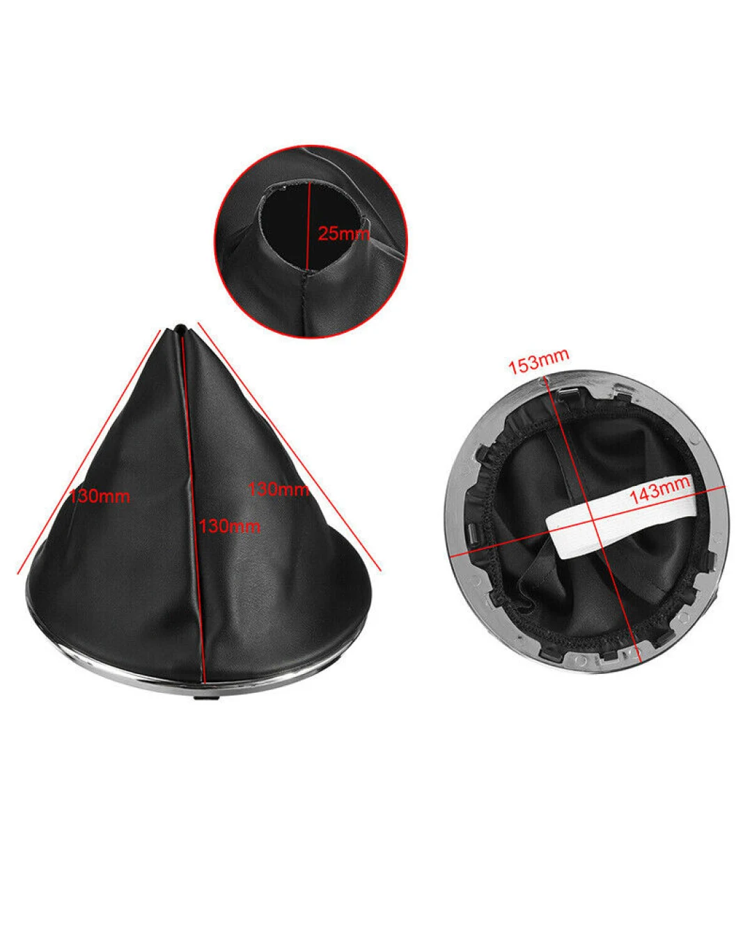 Кожен Маншон Кожух Скоростен Лост от Еко Кожа За Фиат Fiat 500 500C 2007-2015