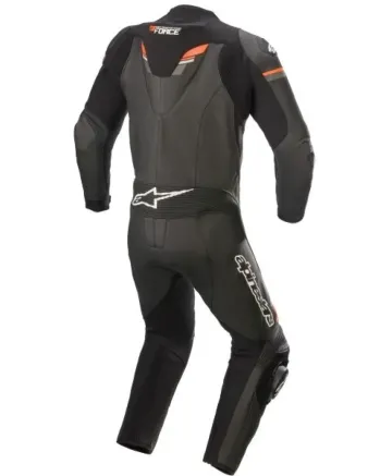 Кожен мото екип ALPINESTARS GP FORCE CHASER V2 1PC BLACK/FLUO RED