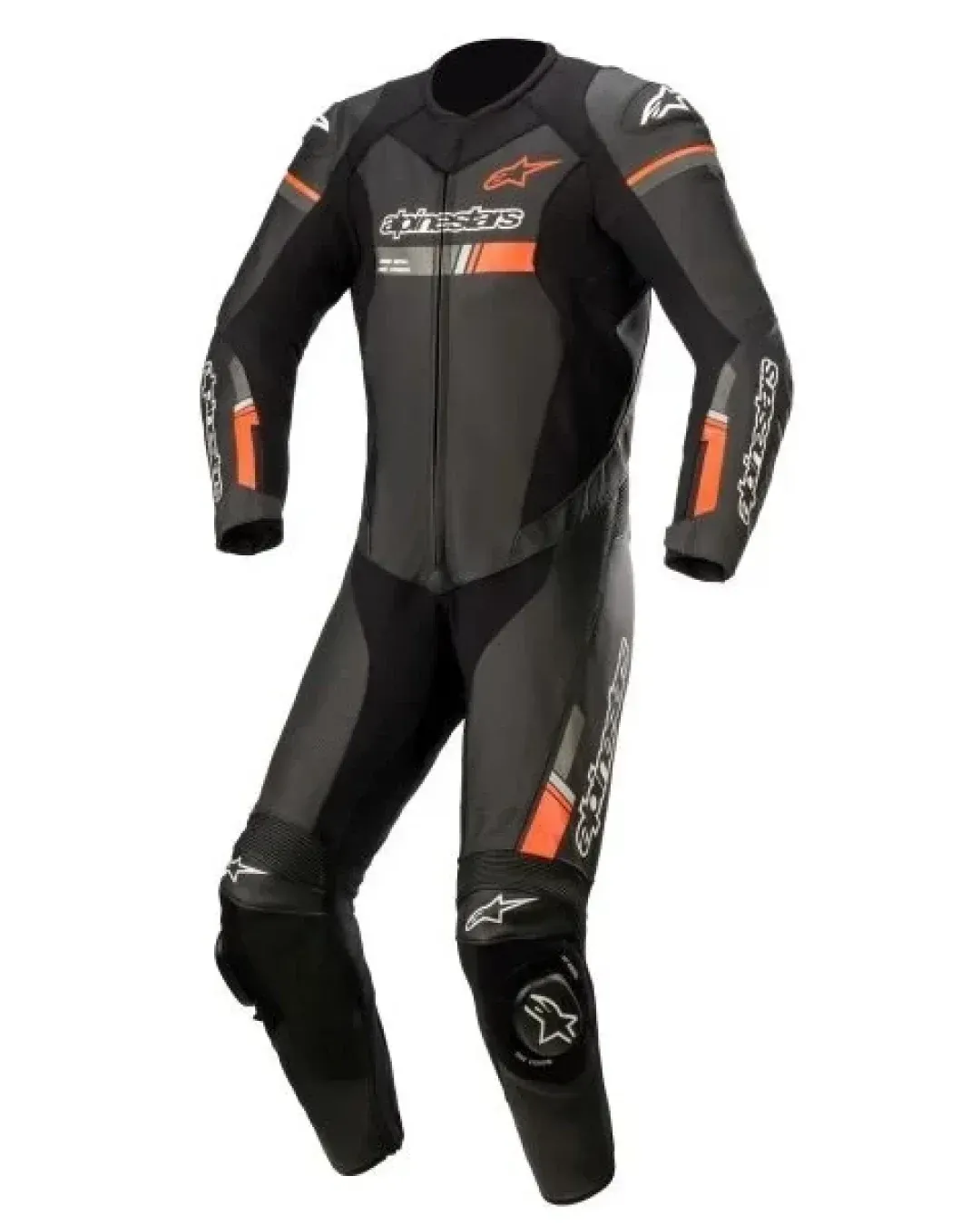 Кожен мото екип ALPINESTARS GP FORCE CHASER V2 1PC BLACK/FLUO RED