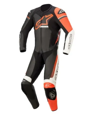 Кожен мото екип ALPINESTARS GP FORCE V2 BLACK/RED/WHITE