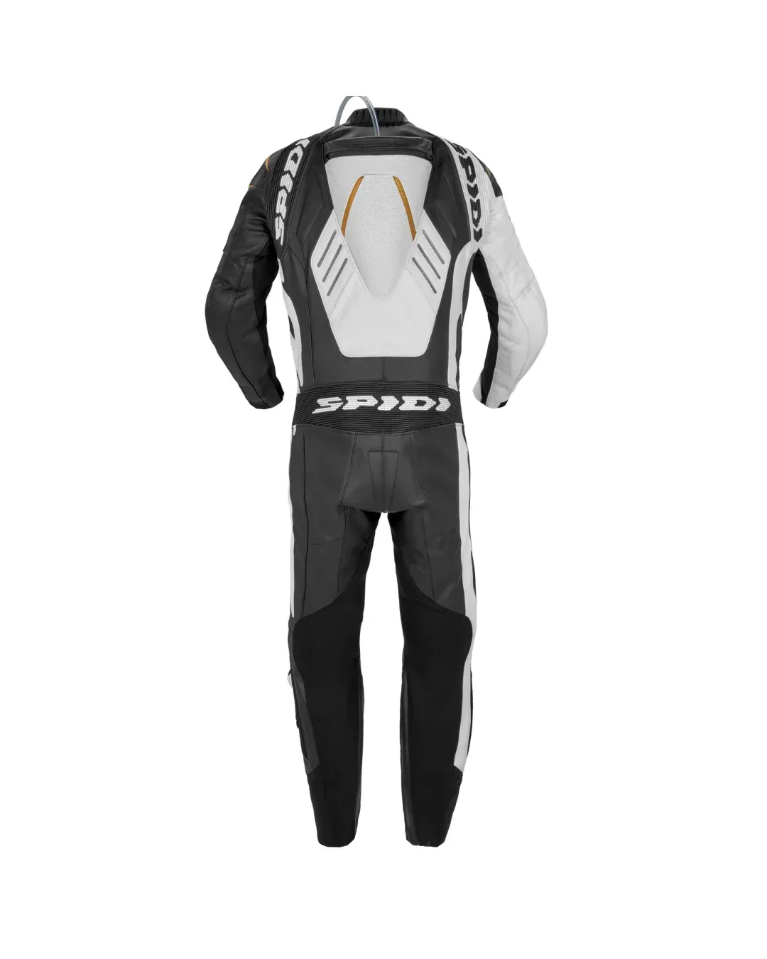Кожен мото екип с гърбица SPIDI TRACK WIND PRO BLACK/GOLD