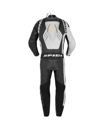 Кожен мото екип с гърбица SPIDI TRACK WIND PRO BLACK/GOLD