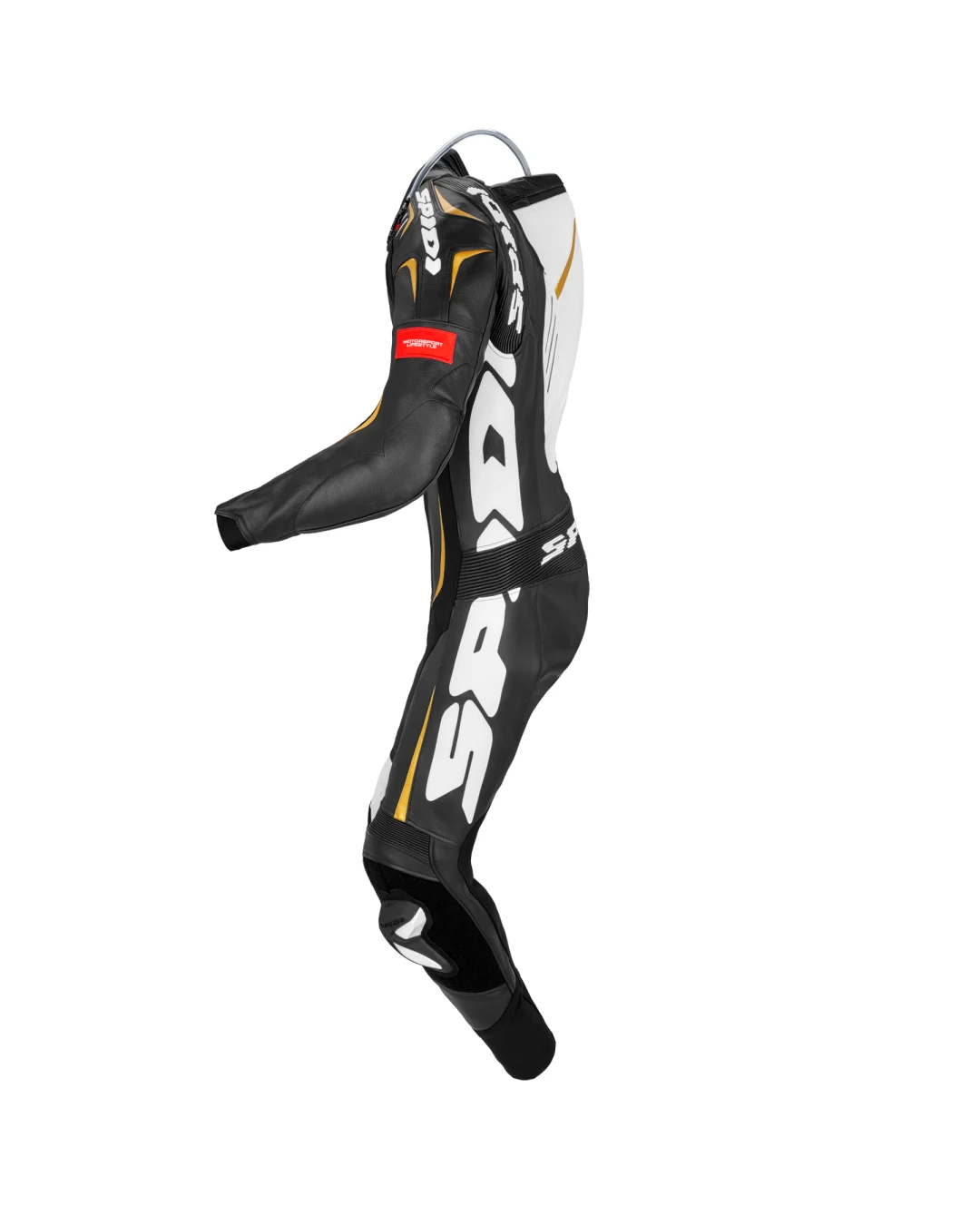 Кожен мото екип с гърбица SPIDI TRACK WIND PRO BLACK/GOLD