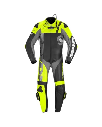 Кожен мото екип SPIDI DP-PROGRESSIVE PRO Black/Fluo