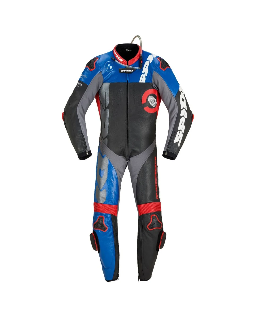 Кожен мото екип SPIDI DP-PROGRESSIVE PRO Black/Red/Blue