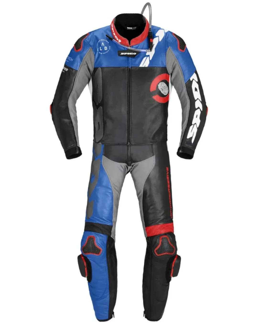 Кожен мото екип SPIDI DP-PROGRESSIVE TOUR Black/Red/Blue