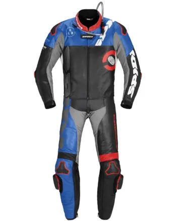 Кожен мото екип SPIDI DP-PROGRESSIVE TOUR Black/Red/Blue
