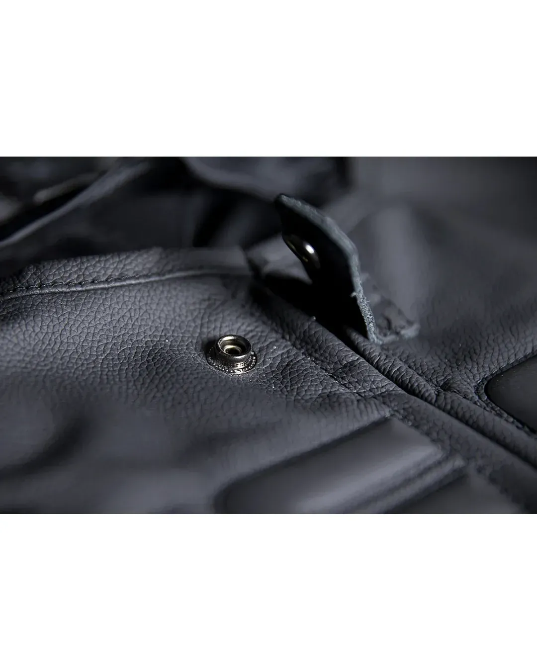 Кожен мото елек ICON VEST RED D3O