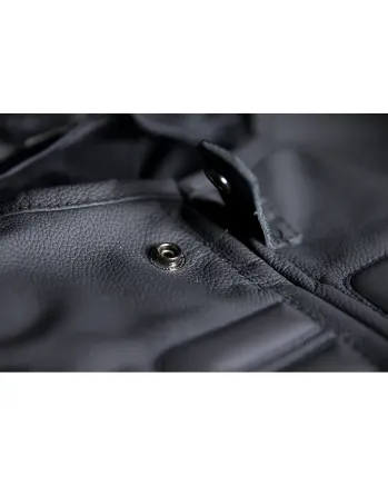 Кожен мото елек ICON VEST RED D3O