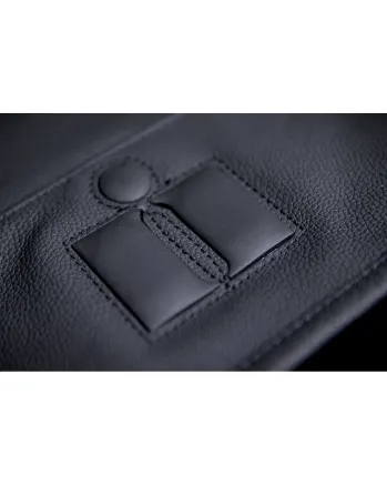 Кожен мото елек ICON VEST RED D3O