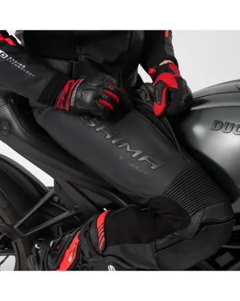 Кожен мото панталон SHIMA BANDIT 2.0 MEN PNT BLK