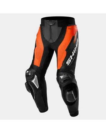 Кожен мото панталон SHIMA MISSION ST RED FLUO